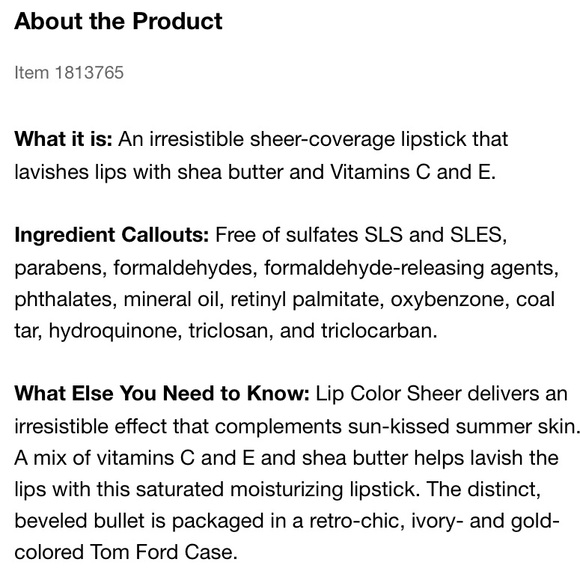 Tom Ford Ultra Rich Lip Color - Picture 16 of 16